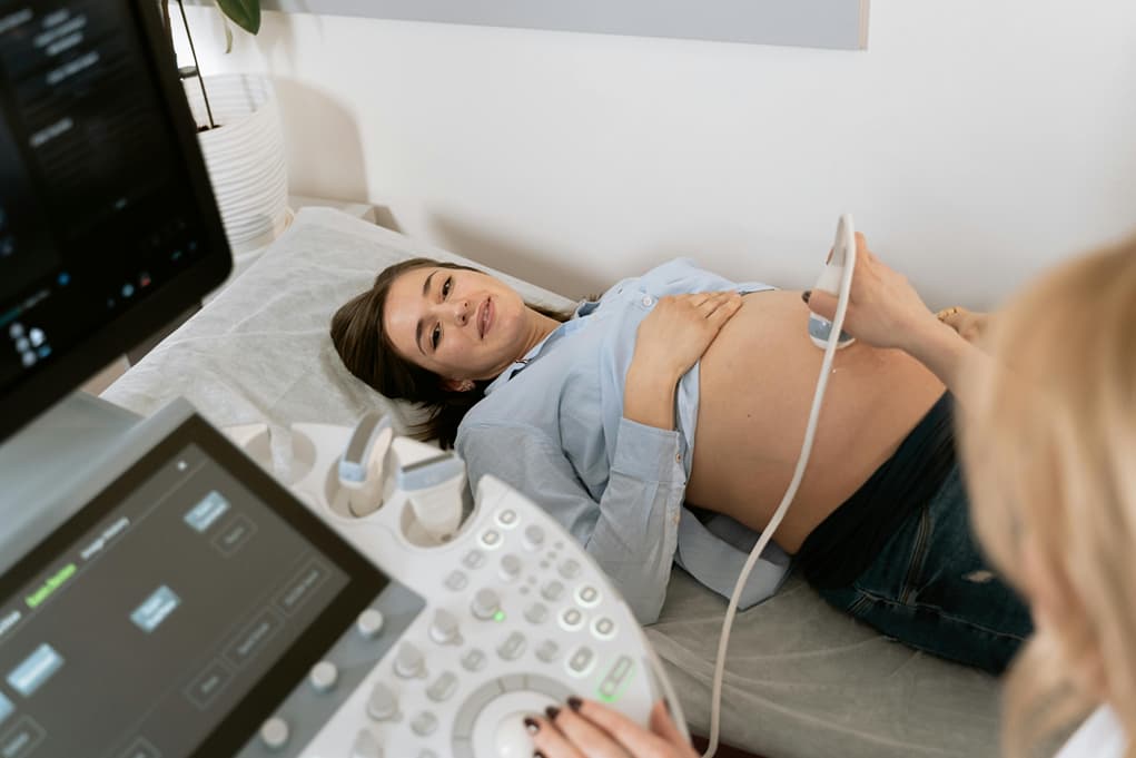 Point-of-care ultrasound training session